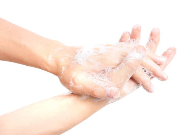 antiseptično milo za umivanje rok