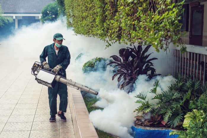 meglenje plina v komarjih dengue