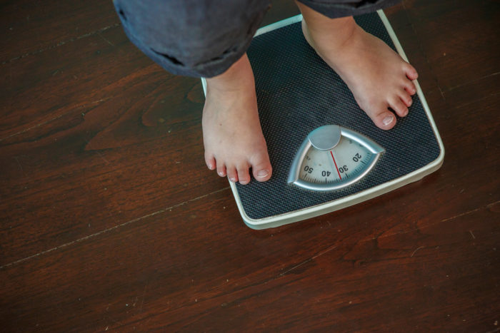 telesna teža se povečuje med puberteto