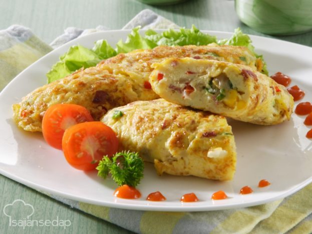 zelenjavna omleta