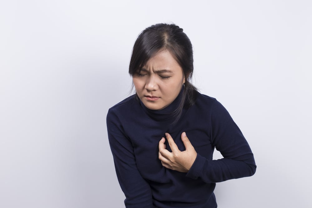 bolečine v prsih, značilne za bolezni srca