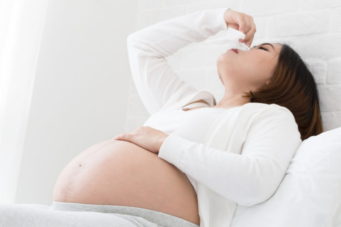 sinusitis pri nosečnicah